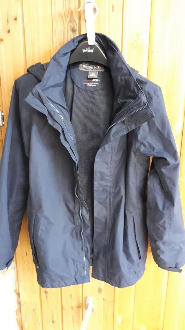 Preview of the first image of Age 11-12 Regatta Hydrafort Waterproof taped seams coat EUC.
