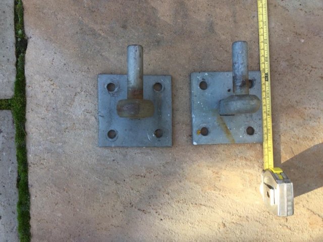 Preview of the first image of Pair of Steel Gate Hooks For Sale.