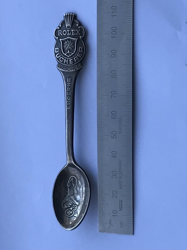 Image 2 of Vintage Rolex Lucerne Boucherer Silver Spoon