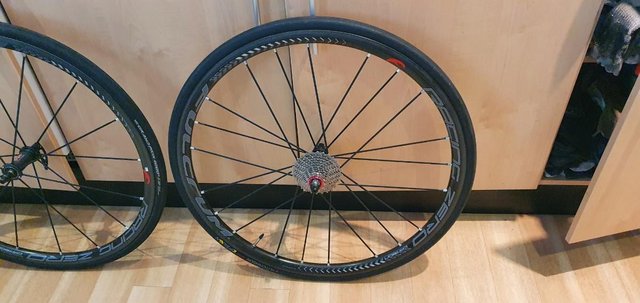 Preview of the first image of Fulcrum Racing Zero Dark Carbon Road Wheels.
