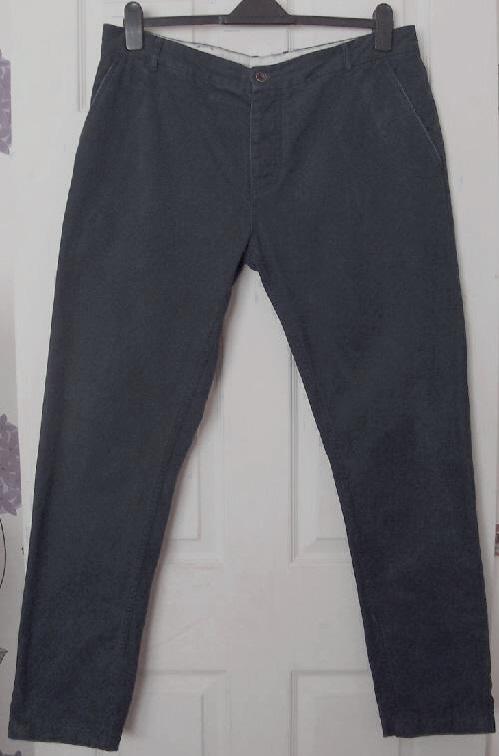 Preview of the first image of Gorgeous Mens Navy Trousers By Firetrap - 36" W/32" L   B19.