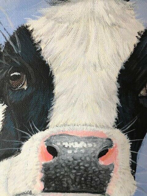 Image 2 of Cow Canvas Picture for kitchen