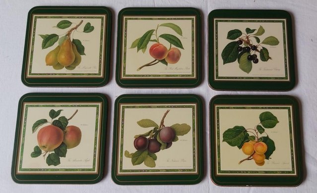 Image 2 of Pimpernel's Hookers Fruits Matching Dinner Mats & Coasters