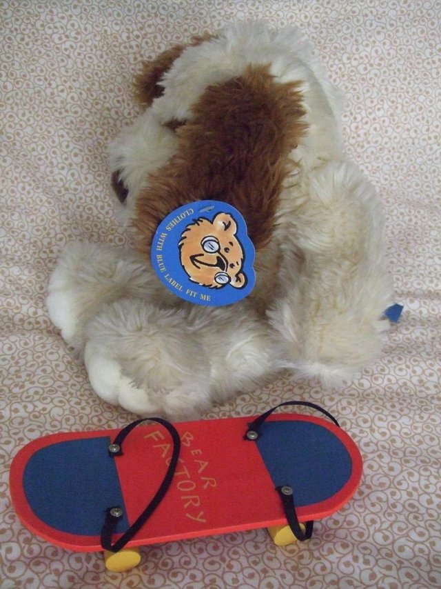 Preview of the first image of Bear on a Skate Board -BEAR FACTORY.