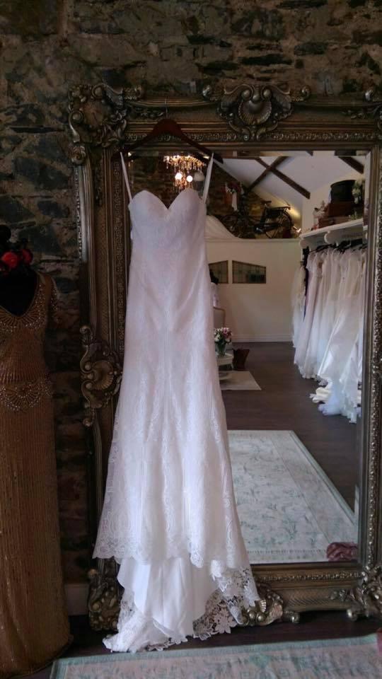 Image 2 of Size 6 White April Brand New Wedding Dress for sale
