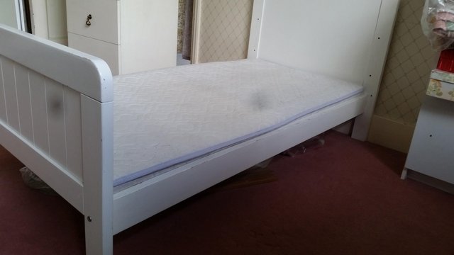 Image 2 of Child's bed and mattress from John Lewis.