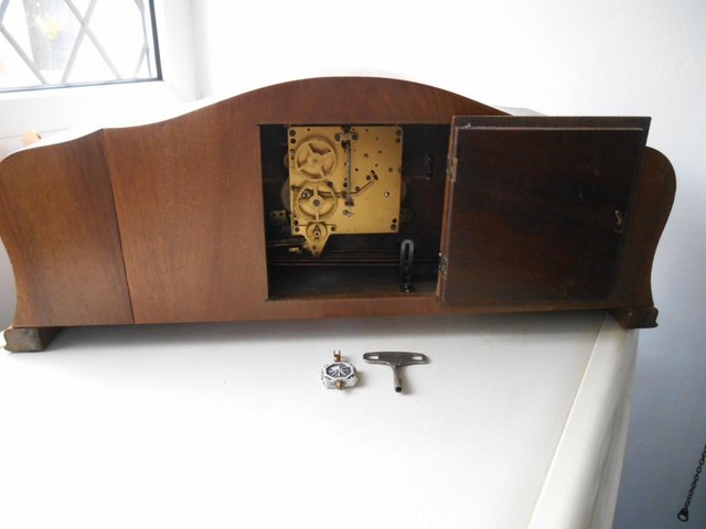 Image 2 of A large Westminster chiming mantle clock