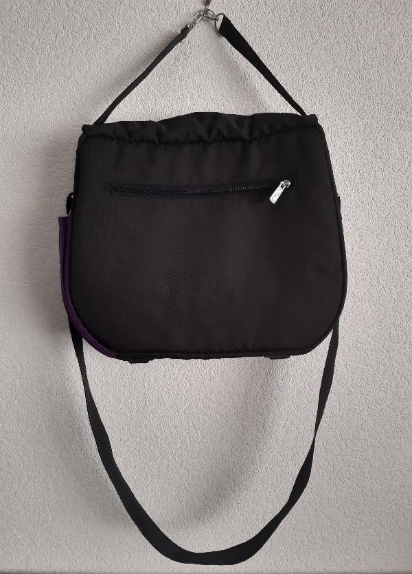 Image 2 of Genuine Silver Cross Black/Purple Changing Bag  BX38