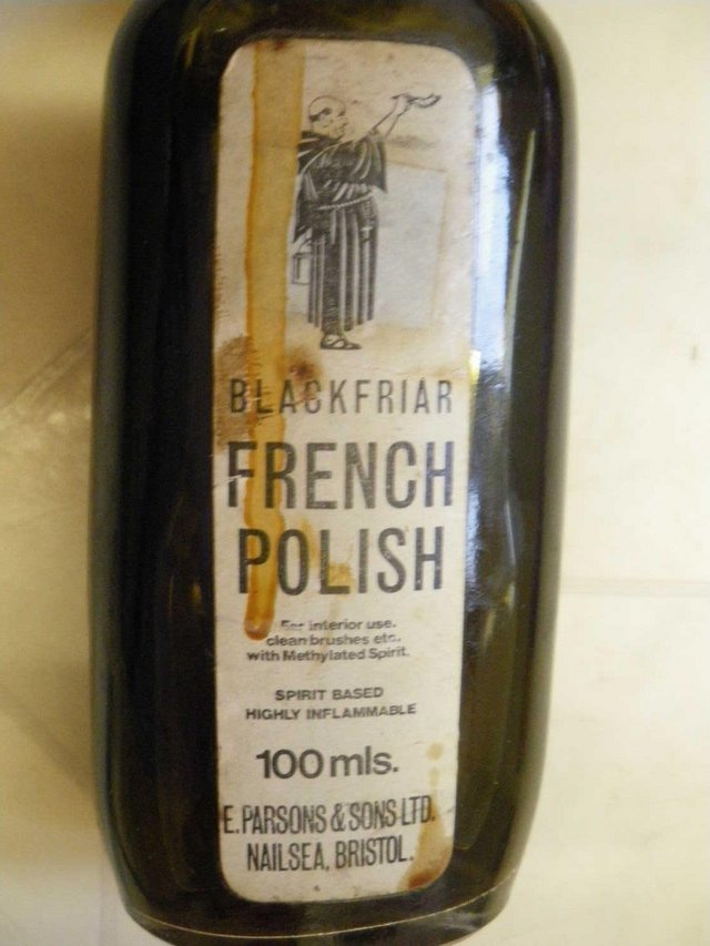 Preview of the first image of Vintage Bottle Of Blackfriar French Polish.