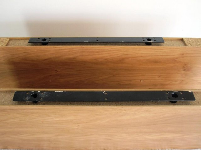 Image 2 of Pair of Oak-Effect Floating Shelves.