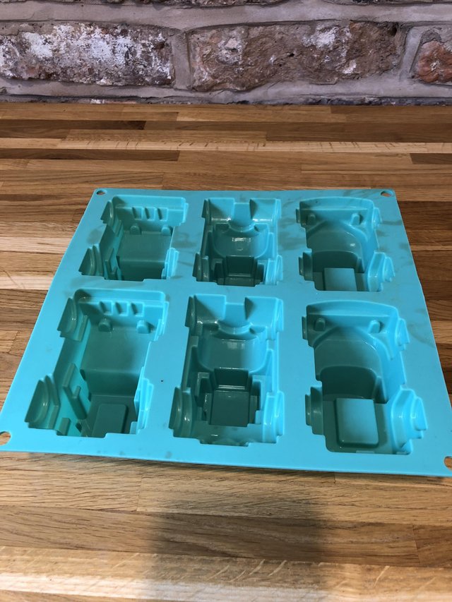 Image 2 of Silicone Baking Cake or Jelly Mould - trucks