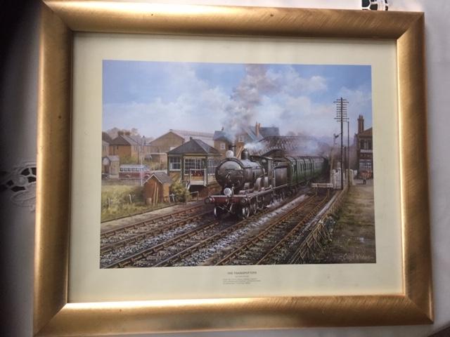 Preview of the first image of Framed print of The Trainspotters by Chris Woods.