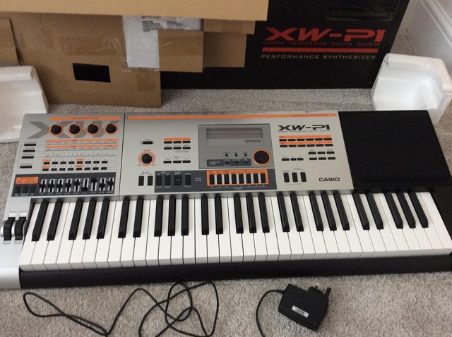 Preview of the first image of CASIO XW-P1 performance synthesizer.