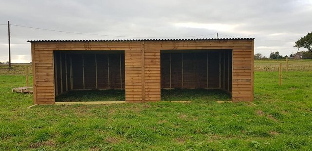 Image 2 of 12ft x 24ft double field shelter