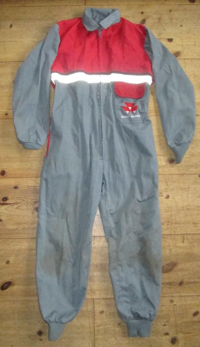 Preview of the first image of 2 pairs of child's Overalls (Massey Ferguson).