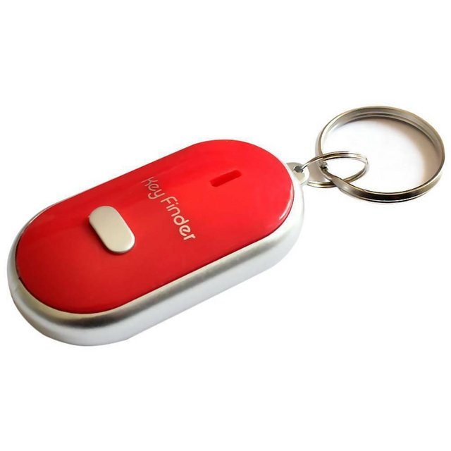 Preview of the first image of LED Key Finder Locator Find Lost Keys Chain Keychain Whistle.