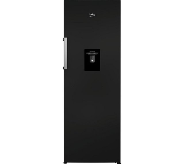 Preview of the first image of BEKO PRO UPRIGHT TALL BLACK FRIDGE-WATER-367L-NEW-SUPERB.