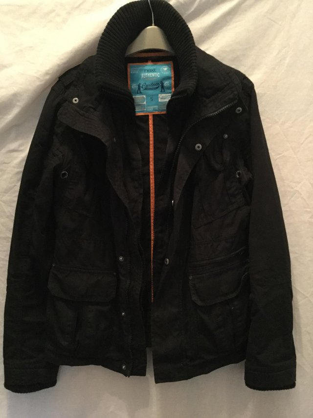 Image 3 of Stylish black jacket/coat by Next