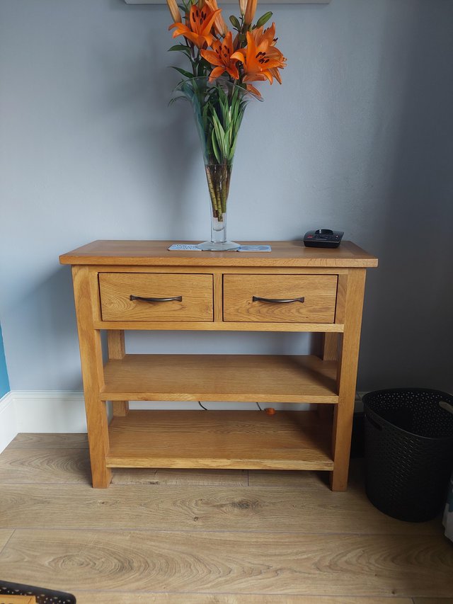 Preview of the first image of Sidmouth  console table from Dunelm.