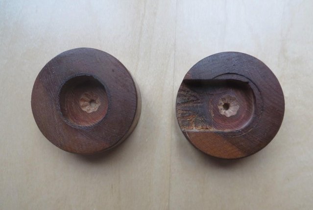 Image 5 of RUSTIC WOOD CURTAIN POLES AND BRACKETS X 3