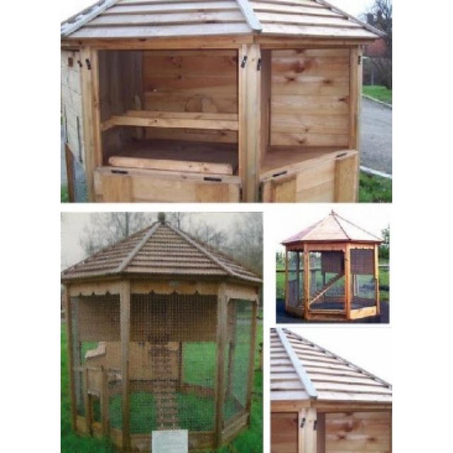 Image 2 of Octagonal Garden Hen House Coop - NEW