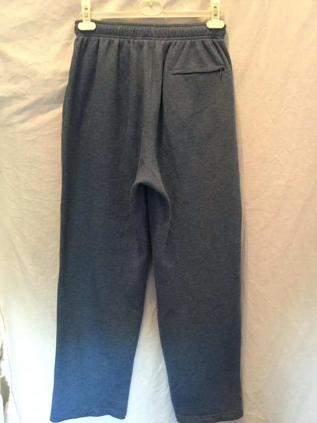 Preview of the first image of Blue casual jogger bottoms by Easy.