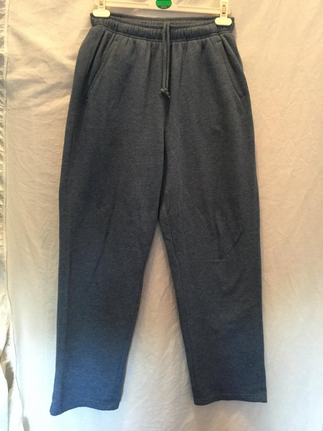 Image 2 of Blue casual jogger bottoms by Easy