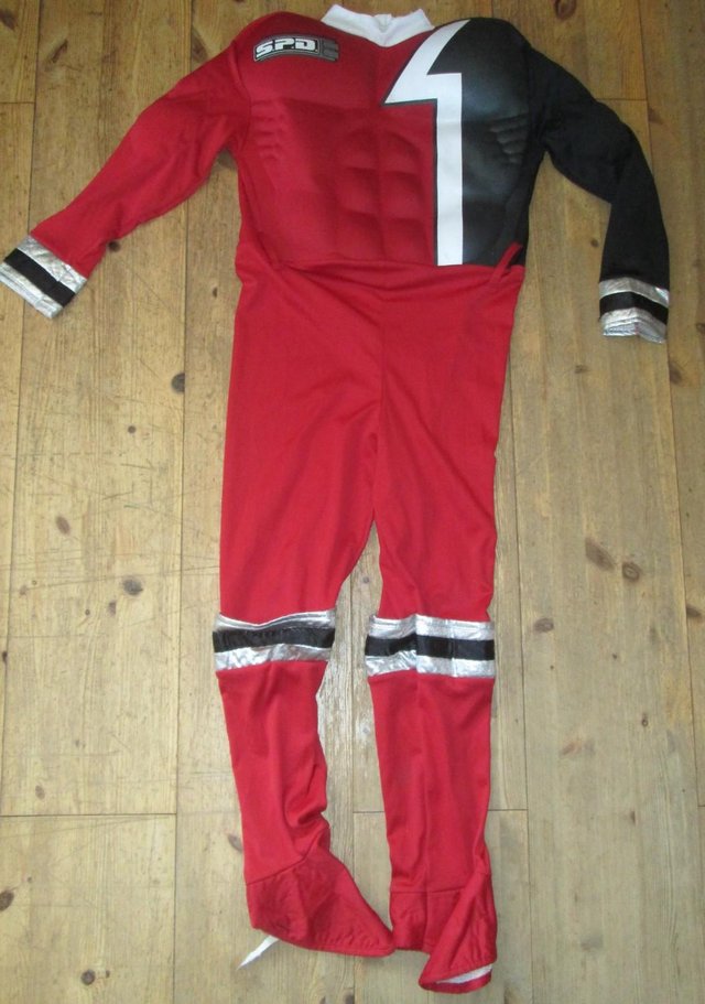Preview of the first image of Power Rangers Red SPD Costume (Incl P&P).