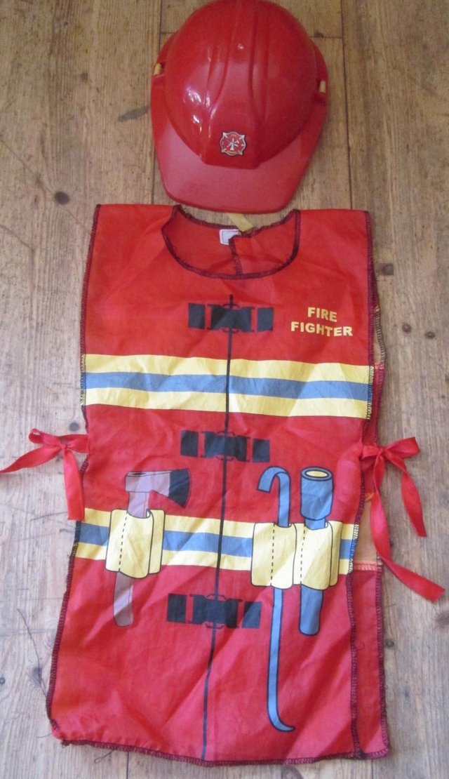 Preview of the first image of Child's First Fire Fighting Costume.