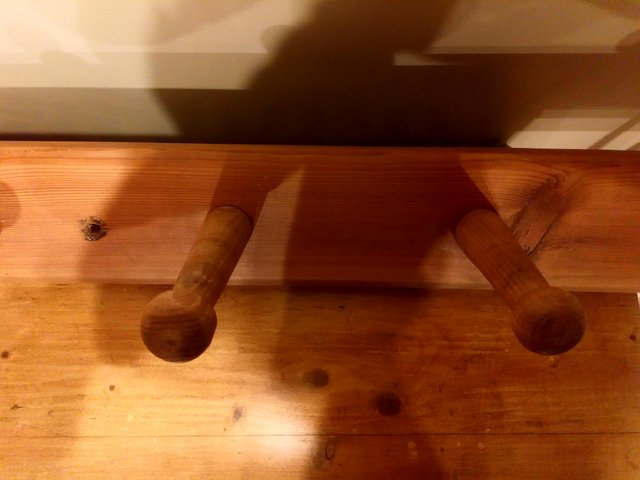 Preview of the first image of Coat Peg Rack / Boot Room Antique Pine.