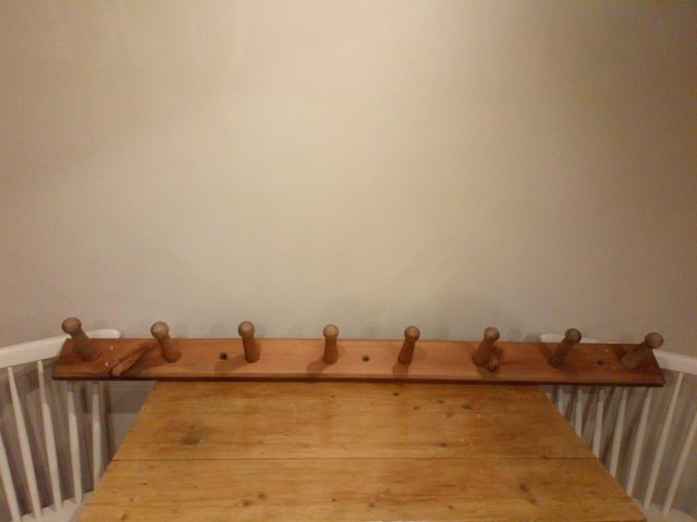 Image 2 of Coat Peg Rack / Boot Room Antique Pine