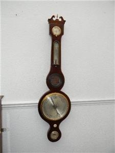 Preview of the first image of BAROMETER/THERMOMETER LONDON MADE SUPERB WORKING ITEM.