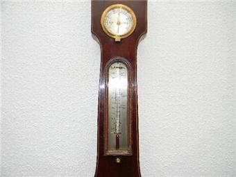 Image 3 of BAROMETER/THERMOMETER LONDON MADE SUPERB WORKING ITEM