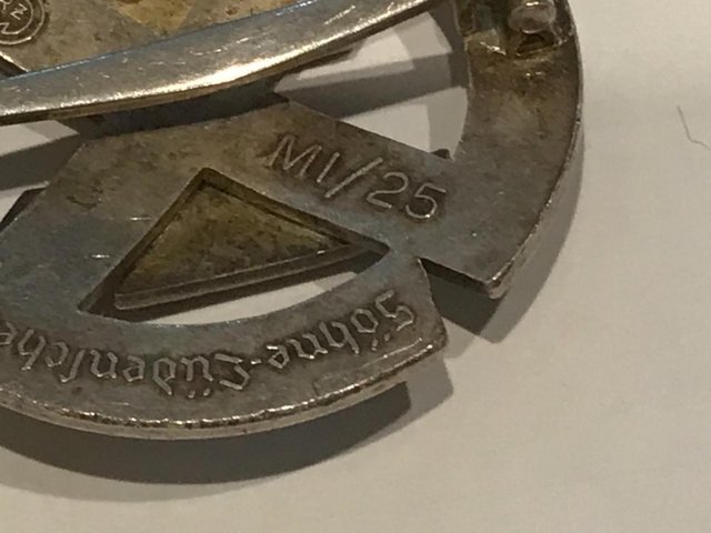 Image 2 of German SS proficiency award rare medal