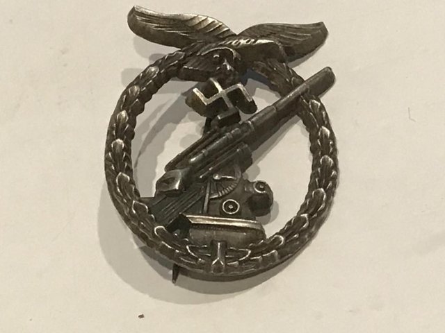 Preview of the first image of German anti aircraft section badge 2WW.