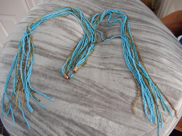 Image 3 of Murano Glass Multi-Strand necklace