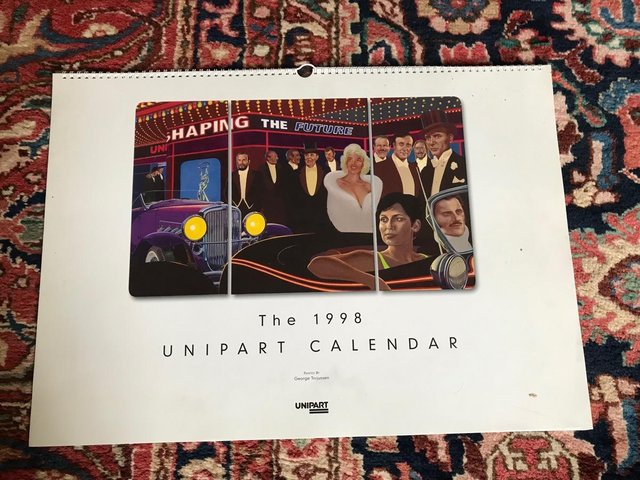 Image 2 of Original Unipart Calendars 1994 & 1998