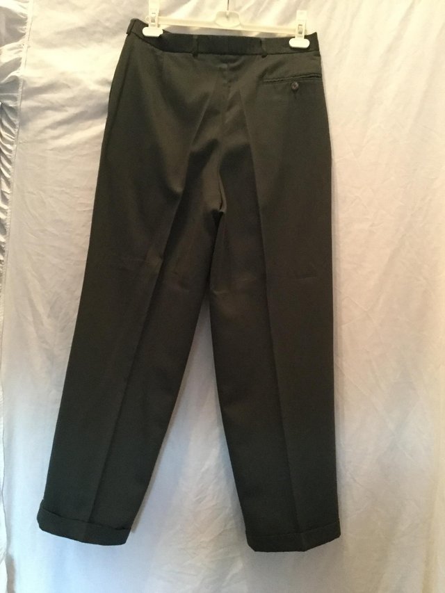 Preview of the first image of Mens grey dress trousers by BHS.