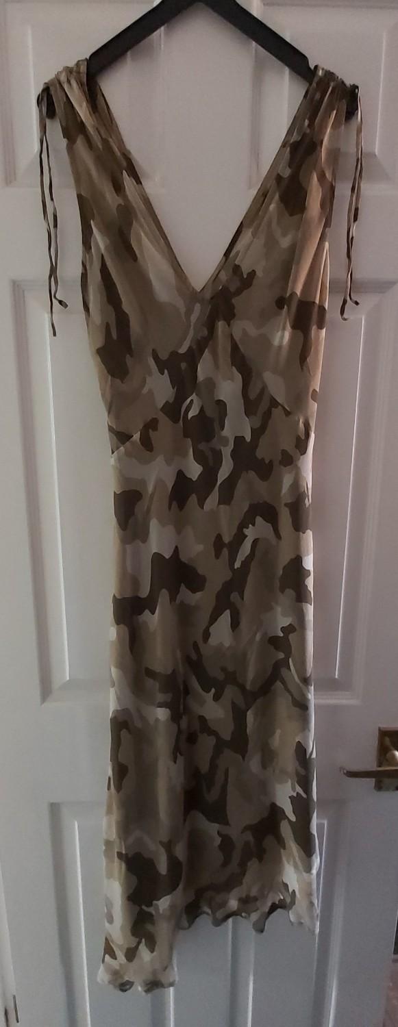 Preview of the first image of Asymmetrical Camouflage Dress..