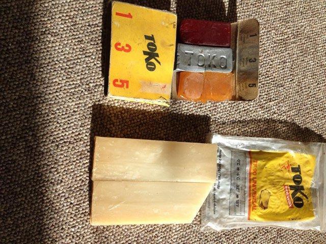 Preview of the first image of Toko ski waxes (1,3,5) 79grms, hot ski wax 192 grms.