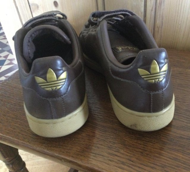 Image 7 of ADIDAS Brown Trainers, Sz9, Very Good Condition