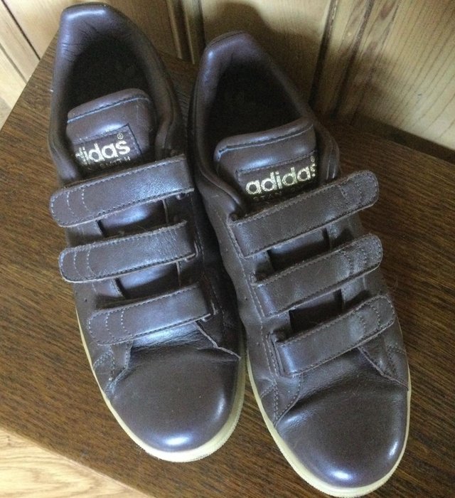 Image 9 of ADIDAS Brown Trainers, Sz9, Very Good Condition