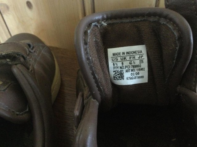 Image 10 of ADIDAS Brown Trainers, Sz9, Very Good Condition