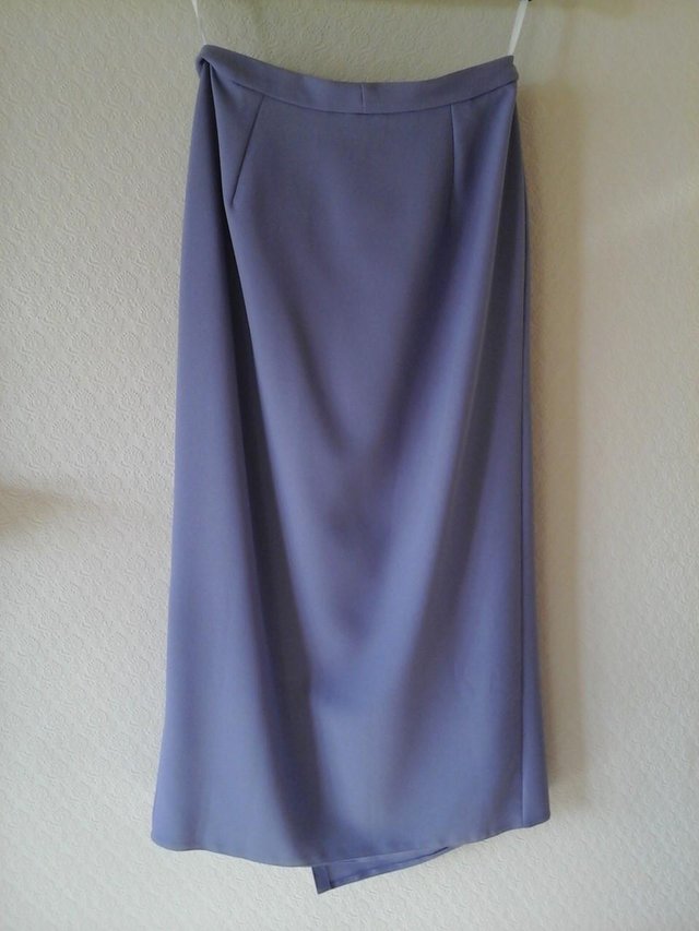 Image 3 of 2-Piece Lilac Lightweight Jacket and Wraparound Skirt