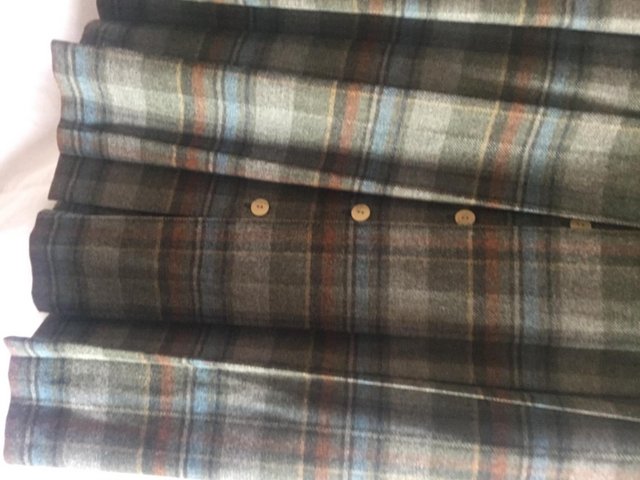 Preview of the first image of Women’s Vintage pleated plaid skirt.