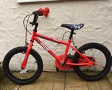 Unisex (Halfords)red child’s bicycle - £22