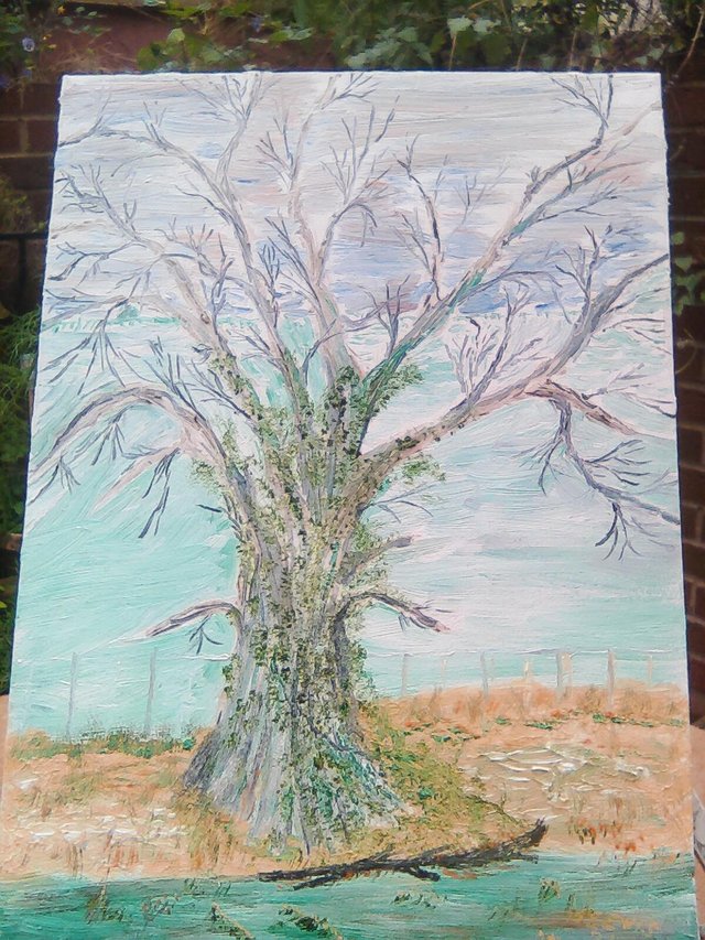 Image 2 of Painting " The Oak" (oil on canvas)