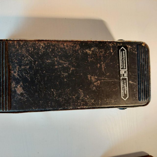 Preview of the first image of 1974 UK MADE COLORSOUND WAH FUZZ STRAIGHT PEDAL.