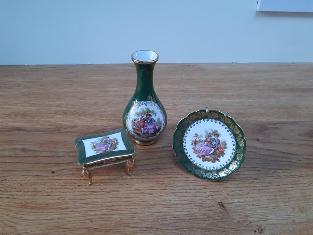 Preview of the first image of Limoges French China Decorative Pieces.