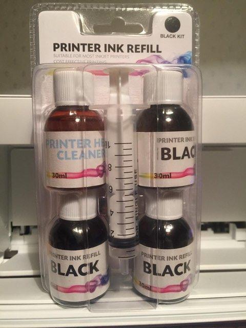 Preview of the first image of PRINTER INK REFILLS WITH SYRINGE.
